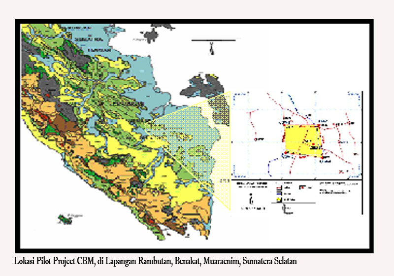 Pilot Project CBM Lapangan Rambutan Telah Berproduksi